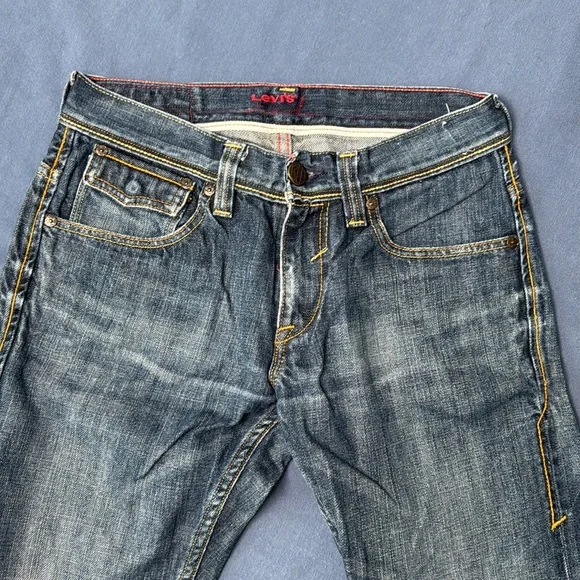 Levi's Slim Men Jeans - Dark Blue - Picture 3 of 7